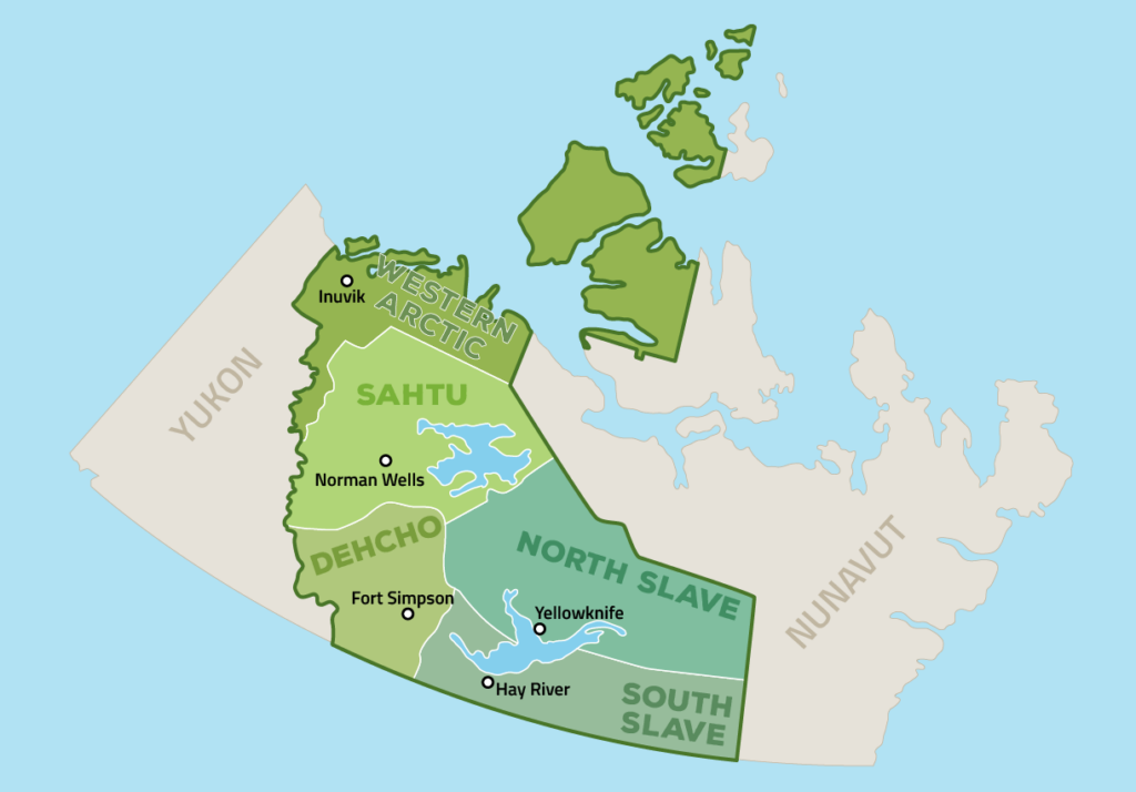 Regions of the Northwest Territories. Eugenie Kwan